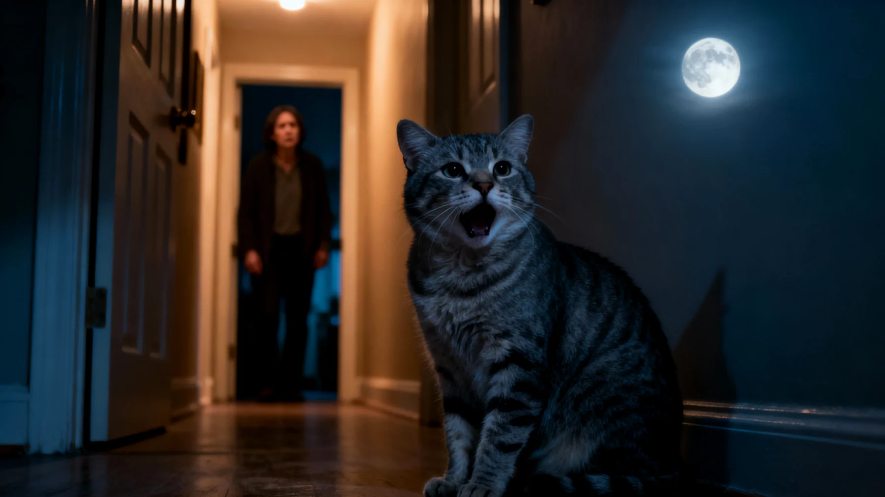 Ältere Katzen zeigen häufig Verhaltensänderungen wie vermehrtes Miauen in der Nacht, Desorientierung oder Unsauberkeit, die auf kognitive Dysfunktion (ähnlich wie Demenz beim Menschen) hinweisen können"