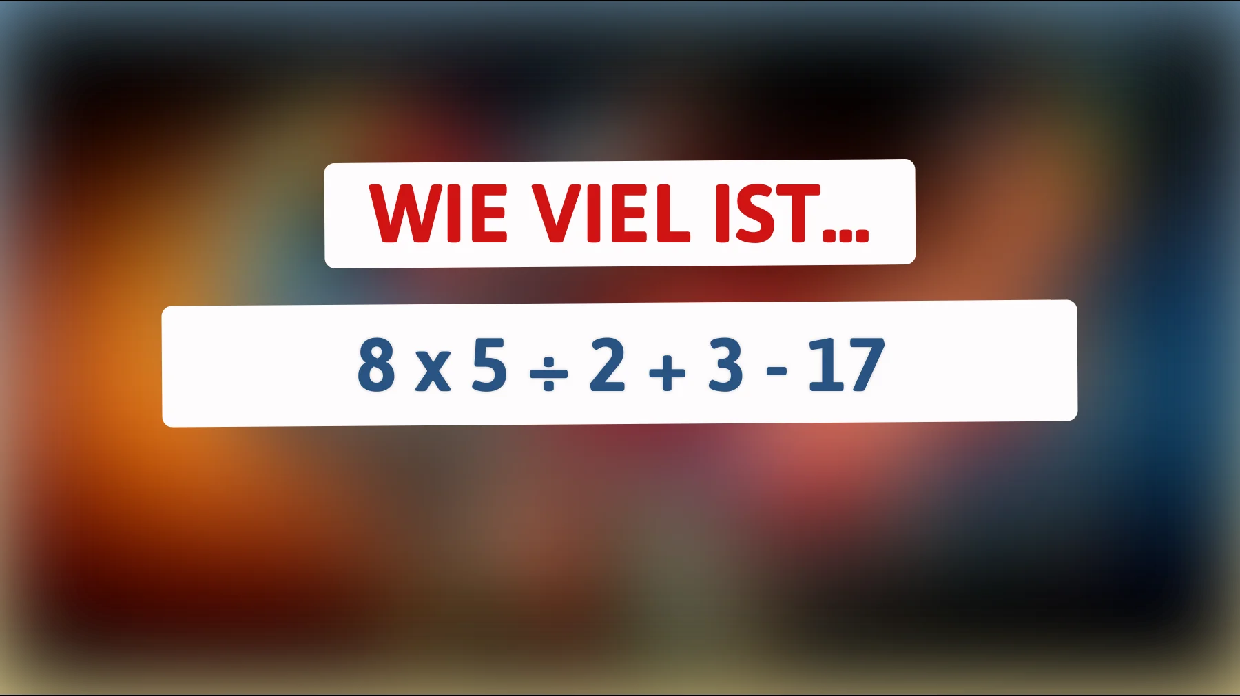 Nur die brillantesten Köpfe können dieses Mathe-Rätsel lösen: Hast du das Zeug dazu?"