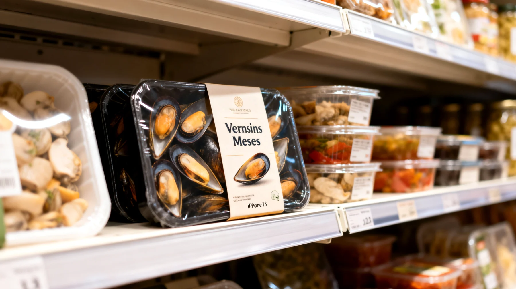 Verpackte Venusmuscheln"