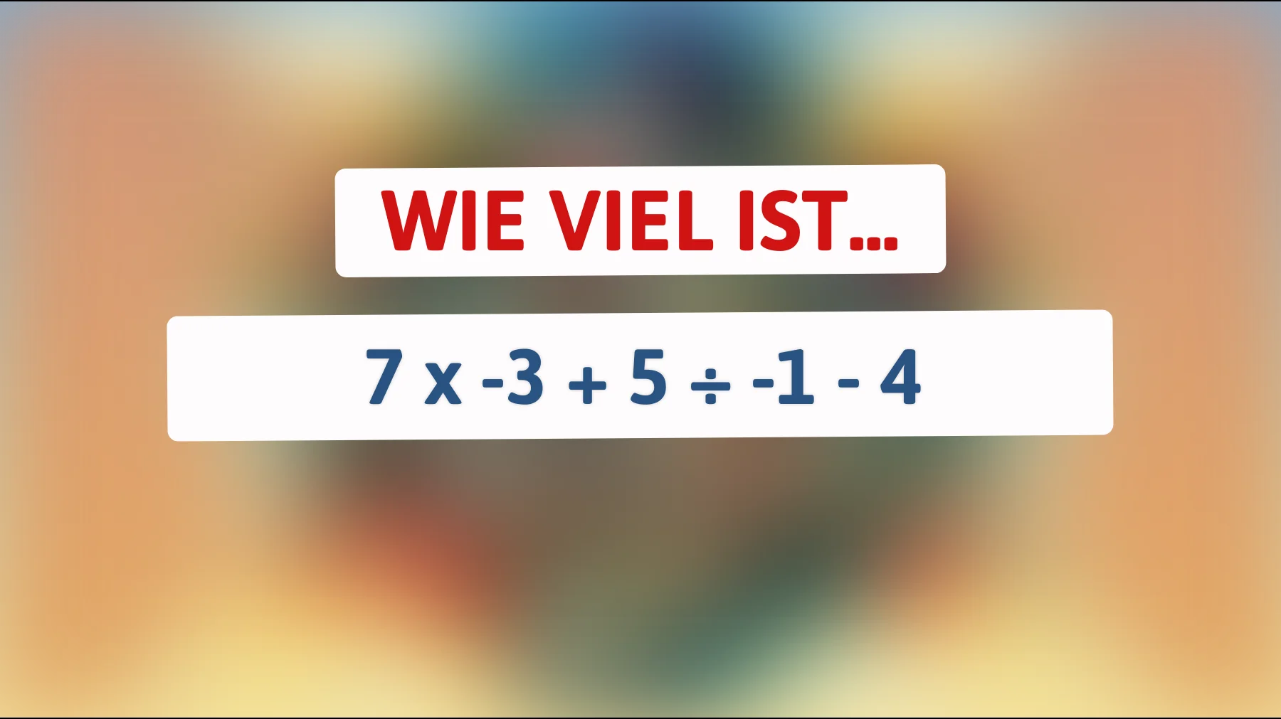 Nur für Genies: Lösen Sie diese mathematische Herausforderung und testen Sie Ihren Verstand!"