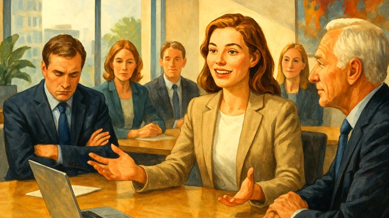 Wie deine Körperhaltung im Meeting deine Karriere sabotiert, laut Psychologie 2026-02-05T11:06:36.791Z"